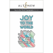 Altenew Die Set - Joy to the World Typography