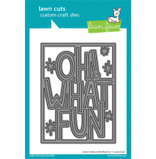 Lawn Fawn Dies - Giant Outlined Oh What Fun LF2972