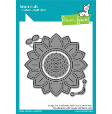 Lawn Fawn Dies - Magic Iris Sunflower Add-On LF2958