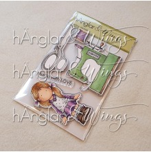 hnglar &amp; Wings Clear Stamps - Josefine