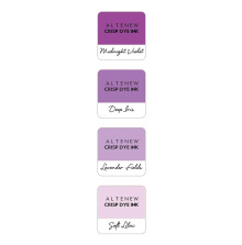 Altenew Crisp Dye Ink 4/Pkg Mini Cube Set - Shades of Purple