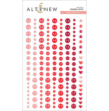 Altenew Enamel Dots 163/Pkg - Red Sunset