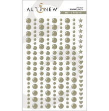 Altenew Enamel Dots 163/Pkg - Mossy Granite