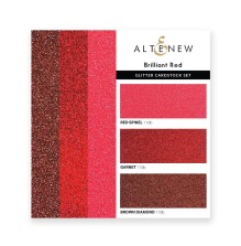 Altenew Glitter Cardstock Set - Brilliant Red