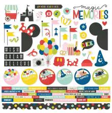 Simple Stories Sticker Sheet 12X12 - Say Cheese Magic