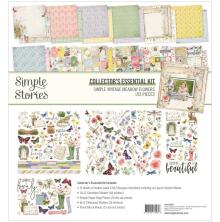 Simple Stories Collectors Essential Kit 12X12 - Simple Vintage Meadow Flowers