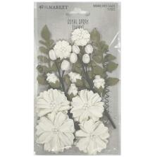 49 And Market Royal Spray Paper Flowers - Ivory