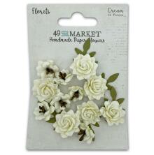 49 And Market Florets Paper Flowers - Cream