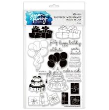 Simon Hurley create. Clear Stamps 6X9 - Birthday Party