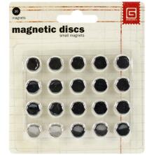 Basic Grey Magnetic Discs 0,9cm 10/Pair