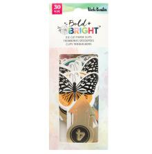 Vicki Boutin Die-Cut Paper Clips 30/Pkg - Bold And Bright