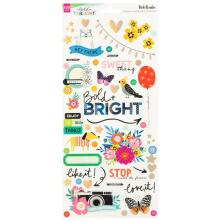 Vicki Boutin Cardstock Stickers 6X12 - Bold And Bright