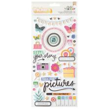 Vicki Boutin Bold And Bright Thickers Stickers 5.5X11 - Phrases