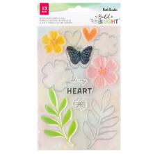 Vicki Boutin Stamp &amp; Die Set - Bold And Bright Oh My Heart