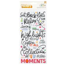Vicki Boutin Bold And Bright Thickers Stickers 5.5X11 - Titles