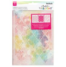 Vicki Boutin Bold And Bright Stencil Pack 3/Pkg - Bold And Bright Diamond In The Rough