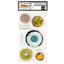Vicki Boutin Mixed Media Acrylic Stamps 10/Pkg - Circles