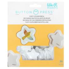 We R Makers Button Press Puffy Sticker Refill 15/Pkg - Star