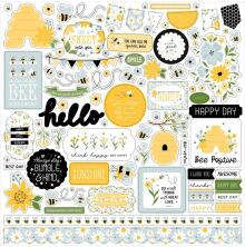 Echo Park Cardstock Stickers 12X12 - Happy As Can Bee