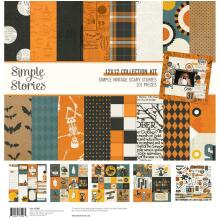 Simple Stories Collection Kit 12X12 - Simple Vintage Scary Stories