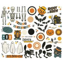 Simple Stories Bits &amp; Pieces Die-Cuts 61/Pkg - Simple Vintage Scary Stories Icon