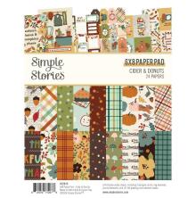 Simple Stories Double-Sided Paper Pad 6X8 - Ciders &amp; Donuts