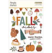 Simple Stories Sticker Book 4X6 12/Pkg - Ciders &amp; Donuts