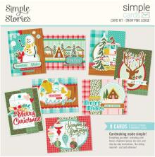 Simple Stories Simple Cards Kit - Snow Pine Lodge