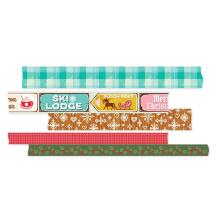 Simple Stories Washi Tape 5/Pkg - Snow Pine Lodge