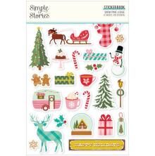 Simple Stories Sticker Book 4X6 12/Pkg - Snow Pine Lodge