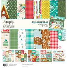 Simple Stories Collection Kit 12X12 - Snow Pine Lodge