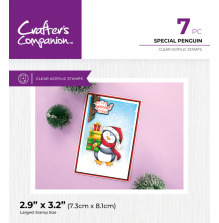 Crafters Companion Photopolymer Stamp - Special Penguin