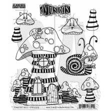 Dylusions Cling Stamps 8.5X7 - Toadstool Tales