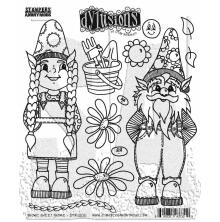 Dylusions Cling Stamps 8.5X7 - Gnome Sweet Gnome