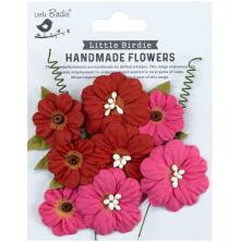 Little Birdie Fiorella Paper Flowers 12/Pkg - Candy Mix