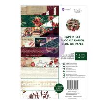 Prima Double-Sided Paper Pad 6X8 15/Pkg - From The North Pole