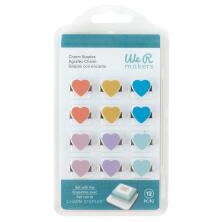 We R Makers Charm Stapler Charm 12/Pkg - Multicolor Heart