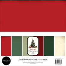 Carta Bella Solid Cardstock Kit 12X12 - A Vintage Christmas