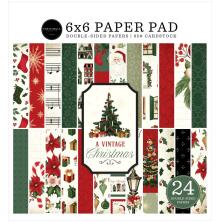 Carta Bella Double-Sided Paper Pad 6X6 - A Vintage Christmas