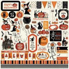 Carta Bella Cardstock Stickers 12X12 - Halloween Fun