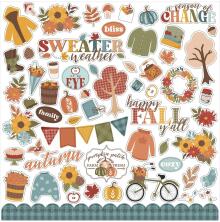 Echo Park Cardstock Stickers 12X12 - Sweater Weather