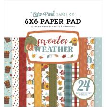 Echo Park Double-Sided Paper Pad 6X6 - Sweater Weather