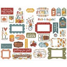 Echo Park Cardstock Die-Cuts Ephemera 33/Pkg - Sweater Weather Frames &amp; Tags