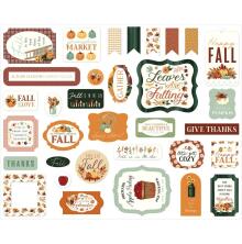 Carta Bella Cardstock Die-Cuts Ephemera 33/Pkg - Harvest Icons