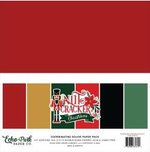 Echo Park Solid Cardstock Kit 12X12 - Nutcracker Christmas