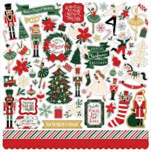 Echo Park Cardstock Stickers 12X12 - Nutcracker Christmas