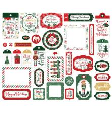 Echo Park Cardstock Die-Cuts Ephemera 33/Pkg - Nutcracker Christmas Frames &amp; Tag