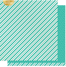 Lawn Fawn Candy Cane Lane Paper 12X12 - Pine Tree