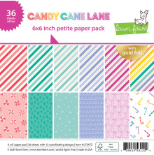 Lawn Fawn Petite Paper Pack 6X6 - Candy Cane Lane