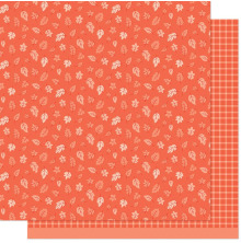 Lawn Fawn Falling Leaves Paper 12X12 - Maple